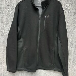 Izod Black Full-Zip Jacket